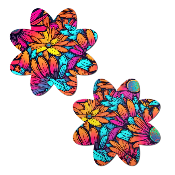 Pasties: Neon Flowers Petal