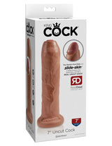 King Cock 7" Uncut - Tan