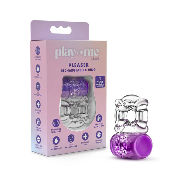 Play with Me RC Cockring - Purple