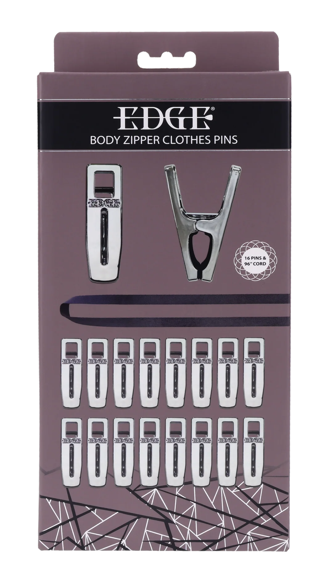 Edge Body Zipper Clothes Pins