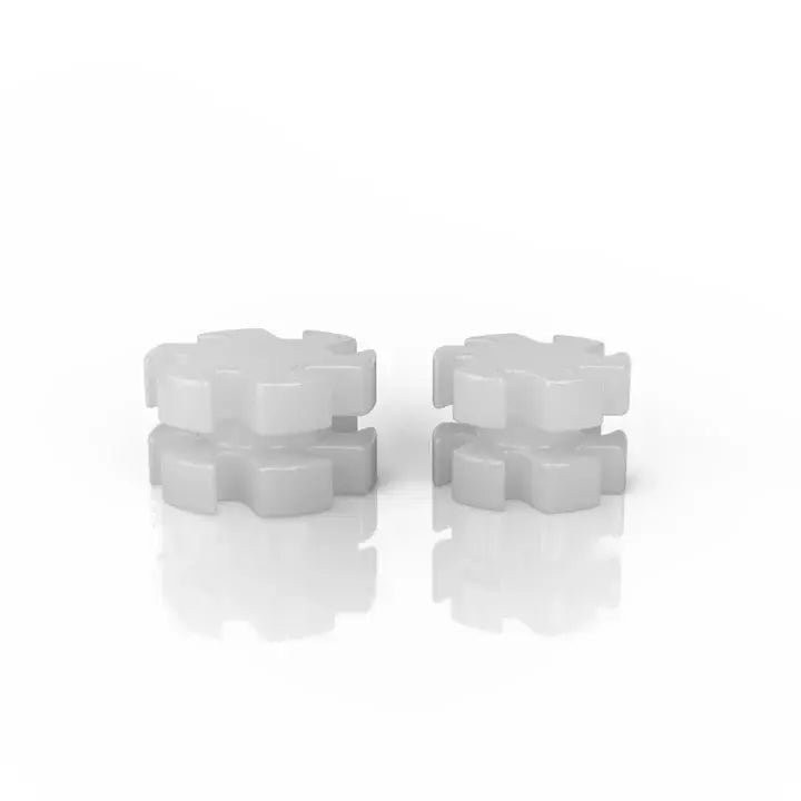 Honeybee Herb: Quartz Pearls (2pk - Gears)