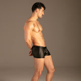 Matte Wetlook Zip Trunk