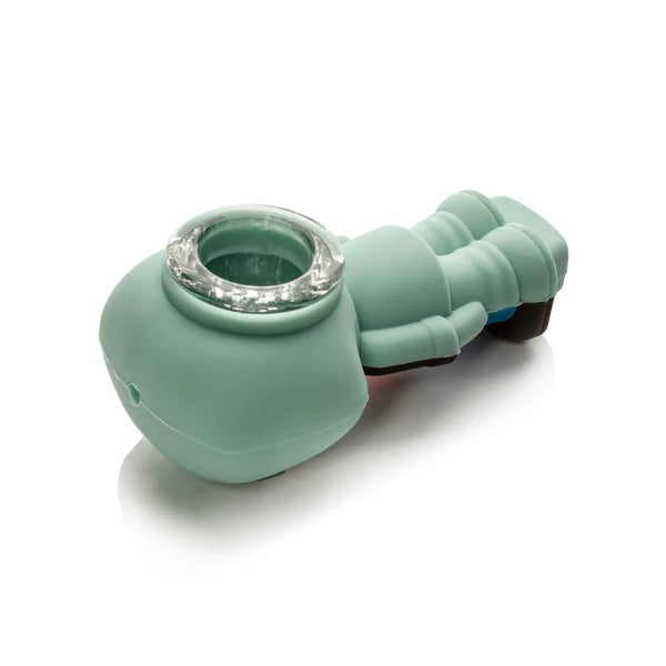 3" Silicone "Plant vs. Zombies" Pipe (Blue)