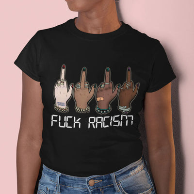 TShirt: Fuck Racism-2X