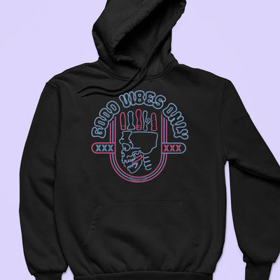 Hoodie: Good Vibes Only Medium