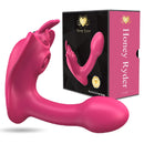 Honey Ryder Multi Vibe with Remote-Pink