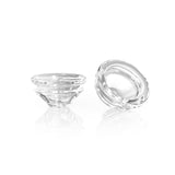 Honeybee Herb: Glass Bowl Replacement (2pk - 1 Hole)