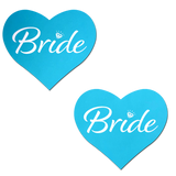 Pasties: Love: Robin's Egg Blue 'Bride' Heart