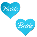 Pasties: Love: Robin's Egg Blue 'Bride' Heart