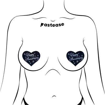 Pasties: Happy Anniversary Heart