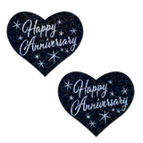 Pasties: Happy Anniversary Heart