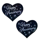 Pasties: Happy Anniversary Heart