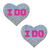 Pasties: Heart 'I Do"