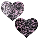 Pasties: Black Lace Heart