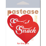 Pasties: Love: Enjoy 'Snack' Red Heart Pasties Affirmations