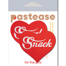 Pasties: Love: Enjoy 'Snack' Red Heart Pasties Affirmations