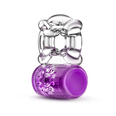 Play with Me Rechargeable Cockring-Purple