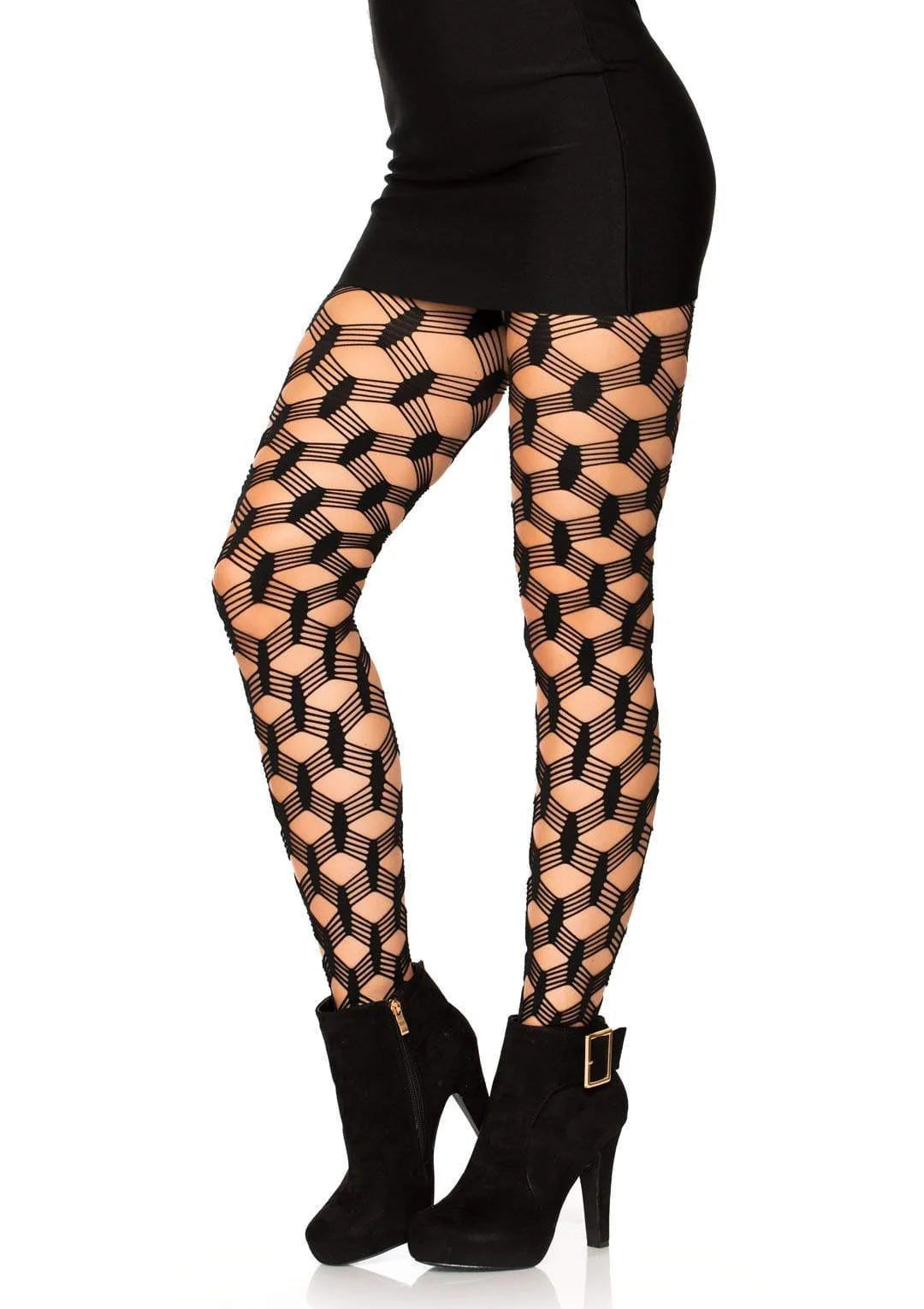 Freya Hardcore Fishnet Tights- One Size