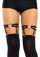 Joni Garter Suspender with Heart-One Size