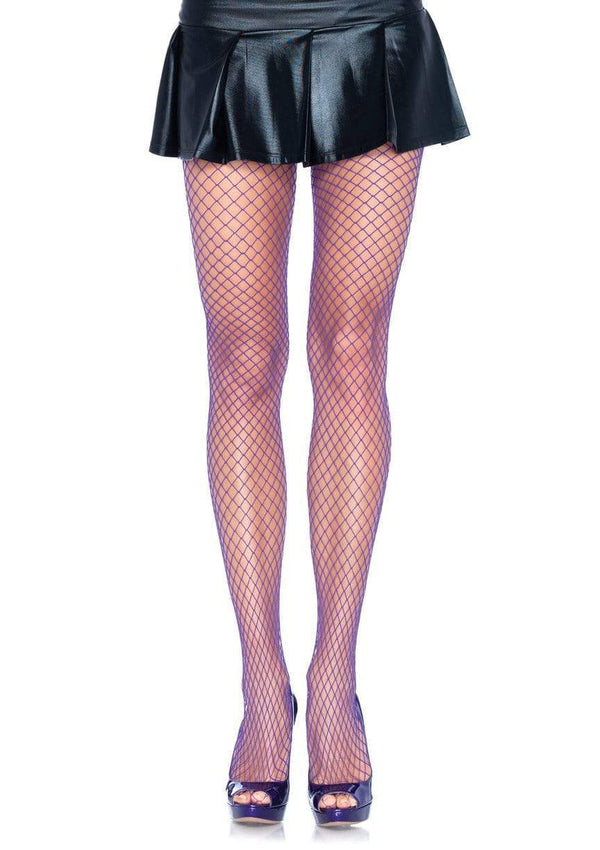 Gaia Spandex Net Industrial Tights- One Size Purple