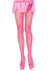 Risa Nylon Fishnet Tights- One Size Neon Pink