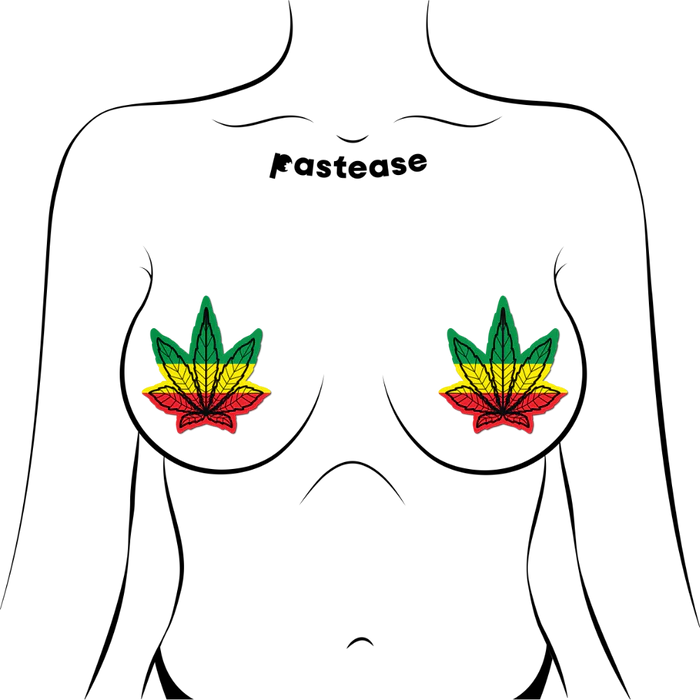 Pasties: Indica Rasta Leaf