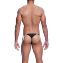 MOB Microfiber Thong Black L/XL