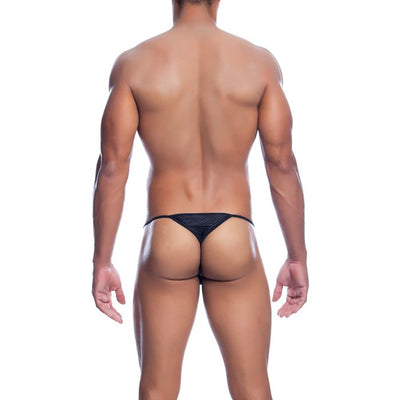 MOB Microfiber Thong Black L/XL
