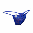 MOB Lace Thong Blue S/M