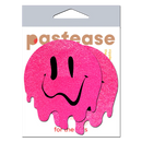 Pasties: Neon Pink Melty Smiley