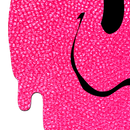 Pasties: Neon Pink Melty Smiley