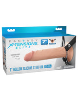 Fantasy X-tensions Elite Hollow Strap On 7" - White