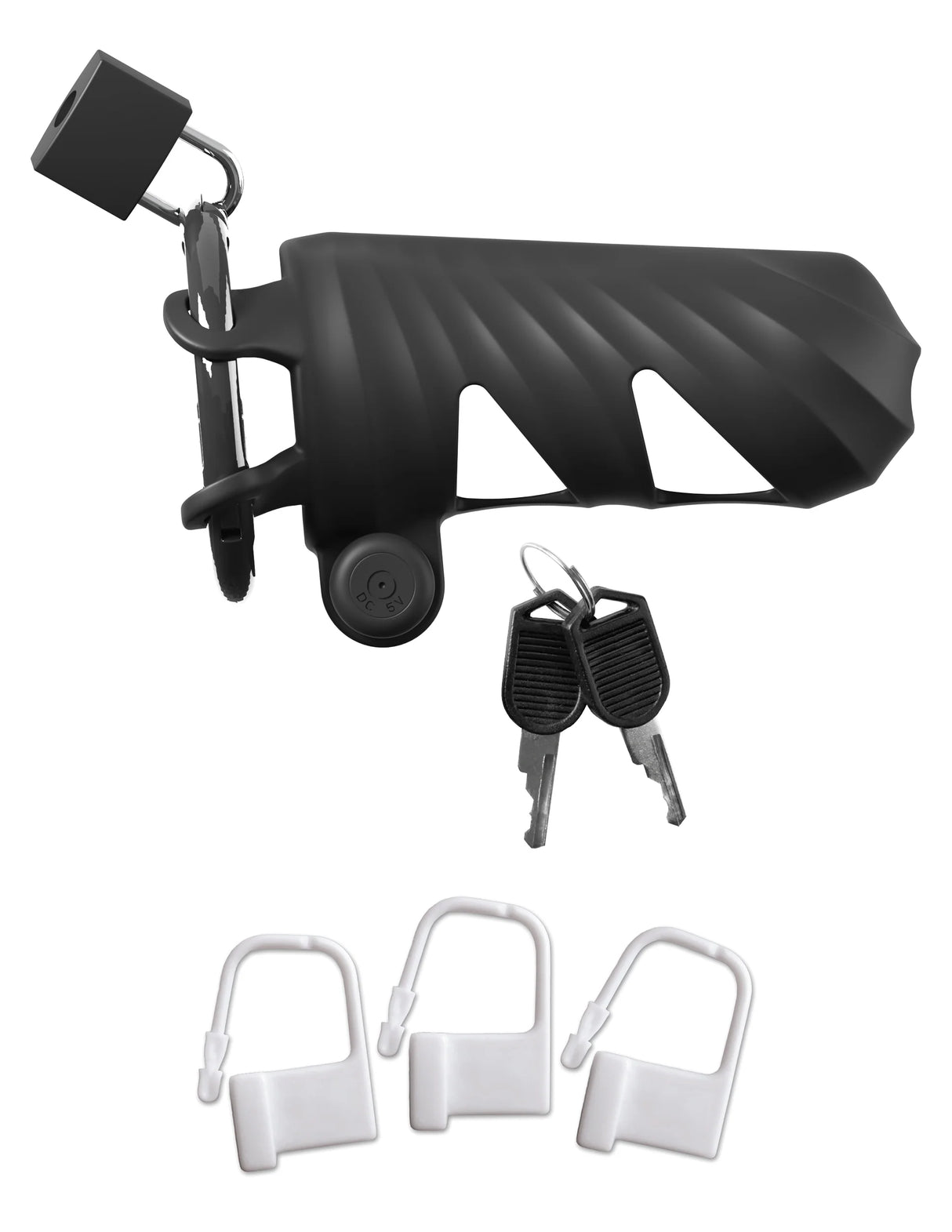 CRingz Vibrating Cock Blocker - Black