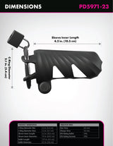 CRingz Vibrating Cock Blocker - Black