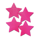 Pasties: Petites Two-Pair of Small Neon Pink Star