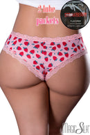 Strawberry Boyshort with Lube Queen Size