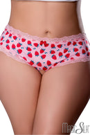 Strawberry Boyshort with Lube Queen Size