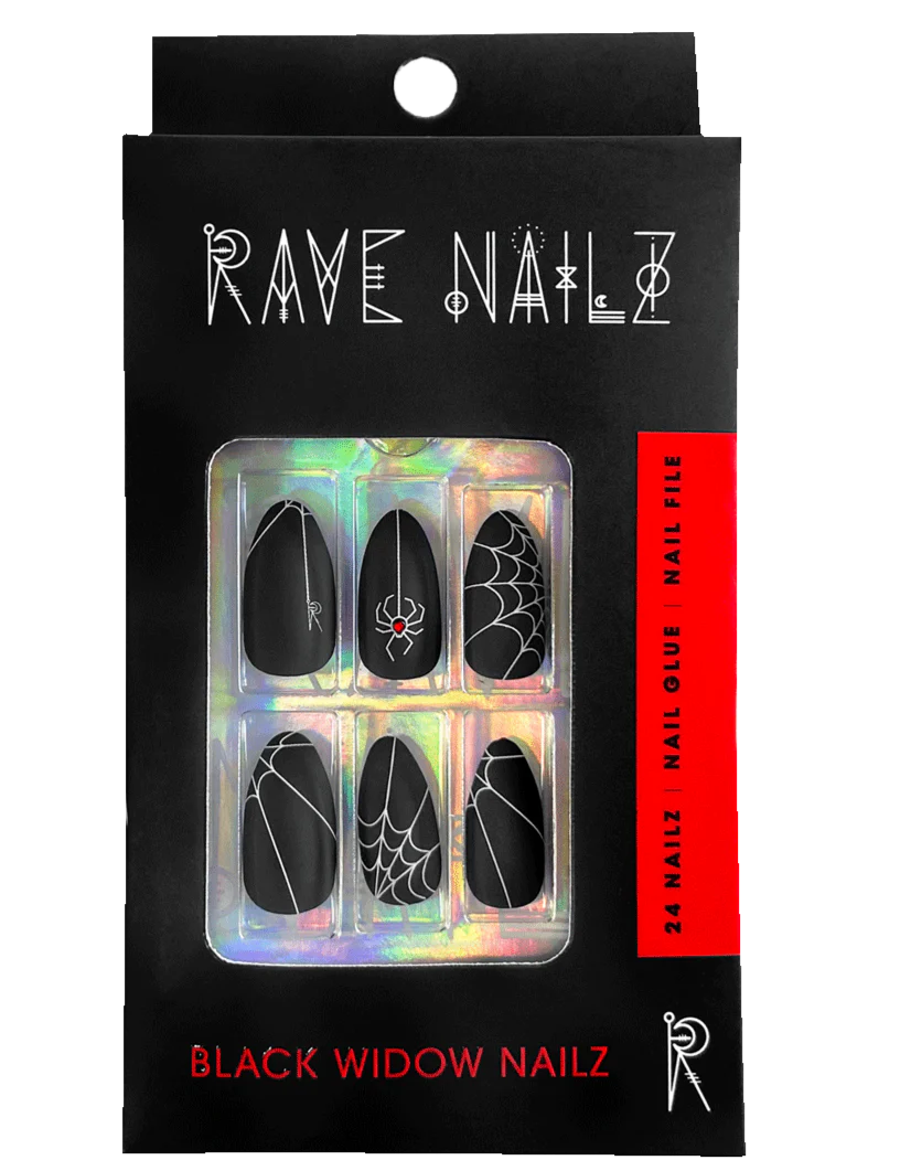 Rave Nailz - Black Widow
