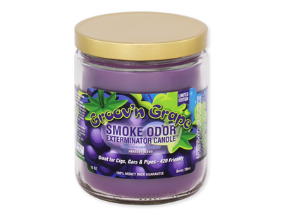 Candle: Smoke Odor 13oz Groov'n Grape