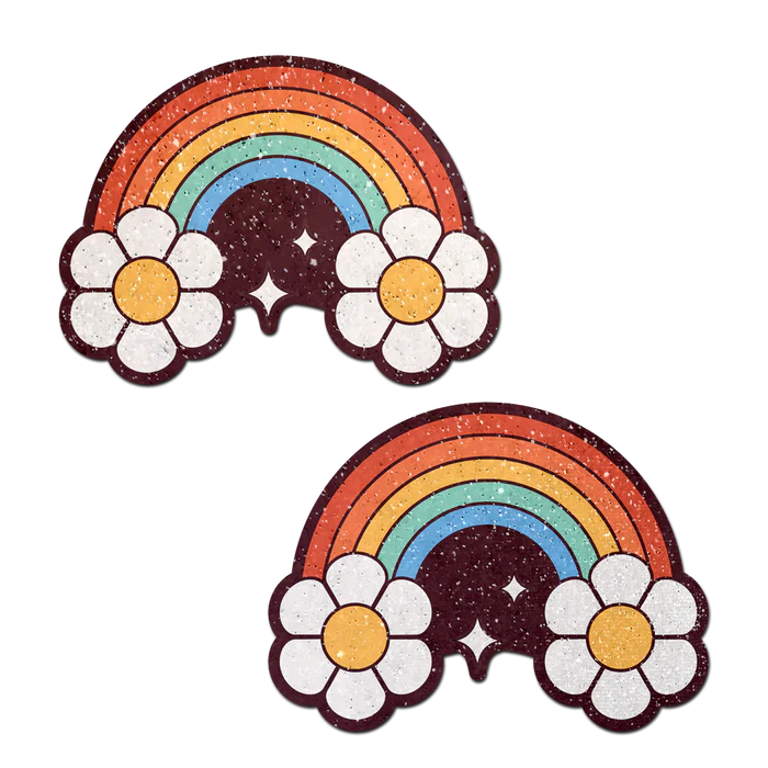 Pasties: Rainbow Flower