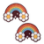 Pasties: Rainbow Flower