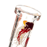 Red Eye Glass 15" 7mm Jellyfish Glow-in-the-Dark Beaker