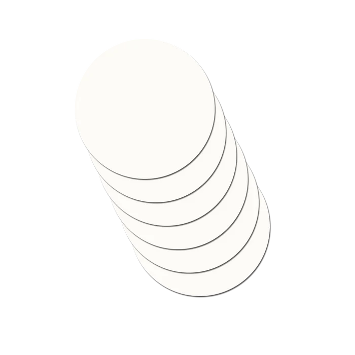 Pasties: Refills 2.5" Circle Three Pair Double Stick Shapes