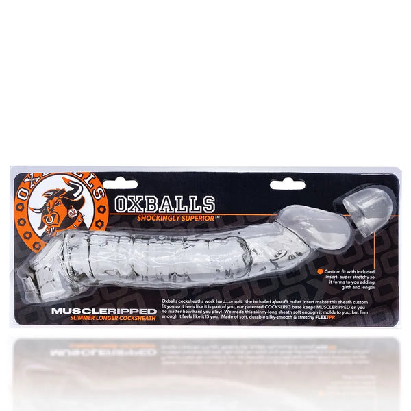 Oxballs Sheath RIPPED-Clear