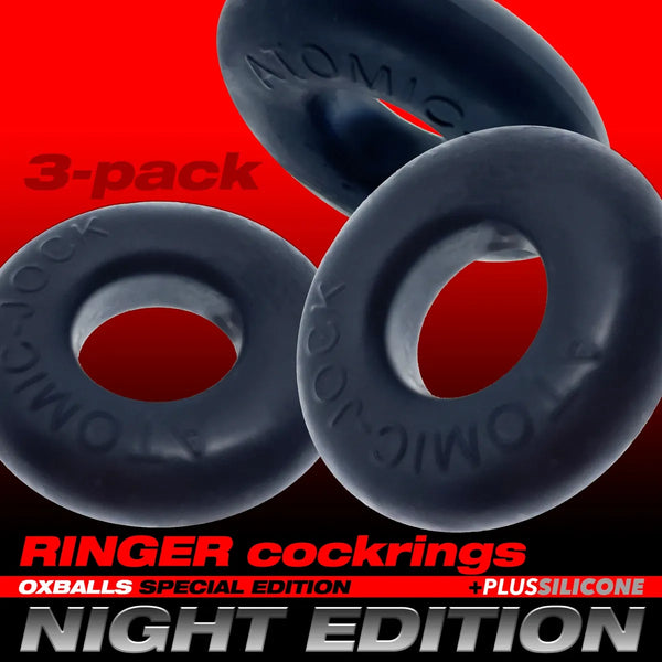 Oxballs Ringer 3pk-Black