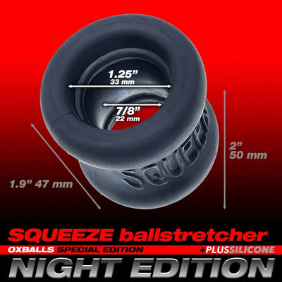 Oxballs SQUEEZE Hourglass-Clear