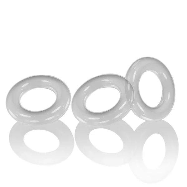 Oxballs Willy Rings 3pk-Clear