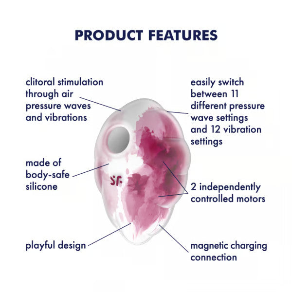 Satisfyer Cloud Dancer-Red