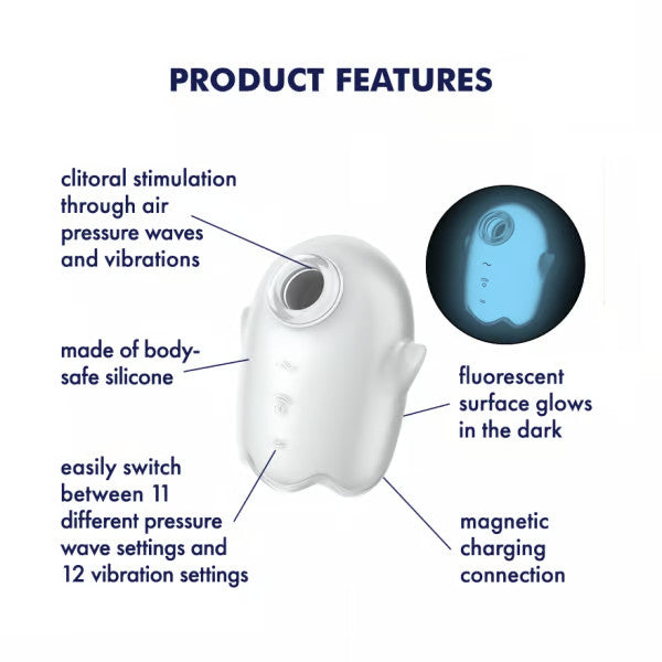Satisfyer Glowing Ghost-White