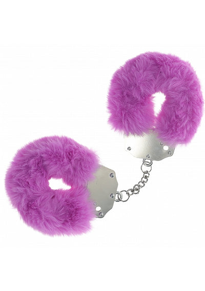 OUCH Heavy Duty Fluffy Cuffs-Purple